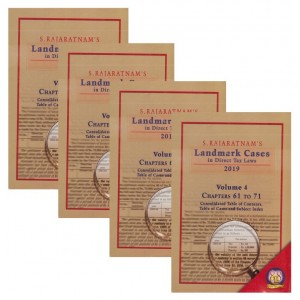 S. Rajaratnam's Landmark Cases in Direct Tax Laws 2019 in 4 HB Volumes by Company Law Institute